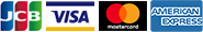 JCB・VISA・MasterCard・アメリカン・エクスプレス